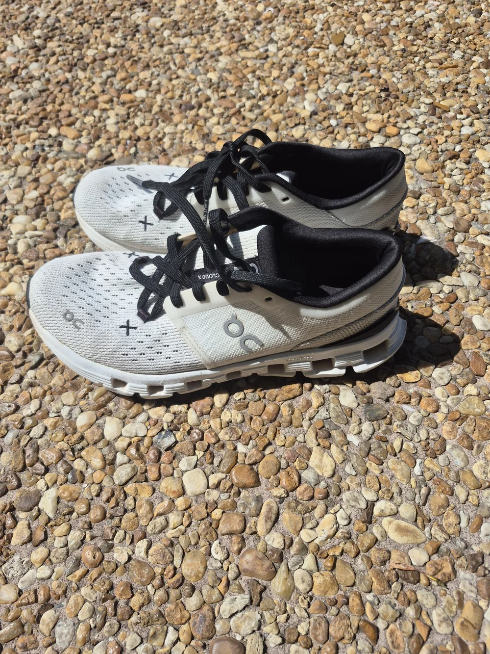 On Cloud X Women’s Running Training Shoes White Black Size 6.5